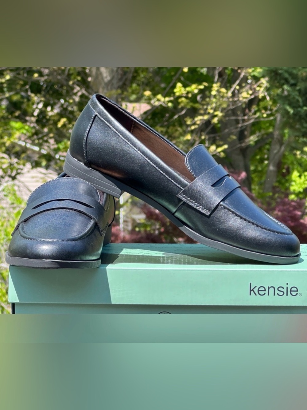 NIB Kensie Black Womens Casual Loafers - US Sizes Womens 8.5 | Youth 7Y